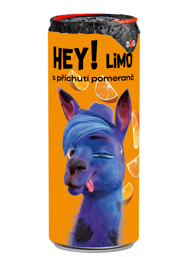 HEY! LIMO - s příchutí Pomeranč