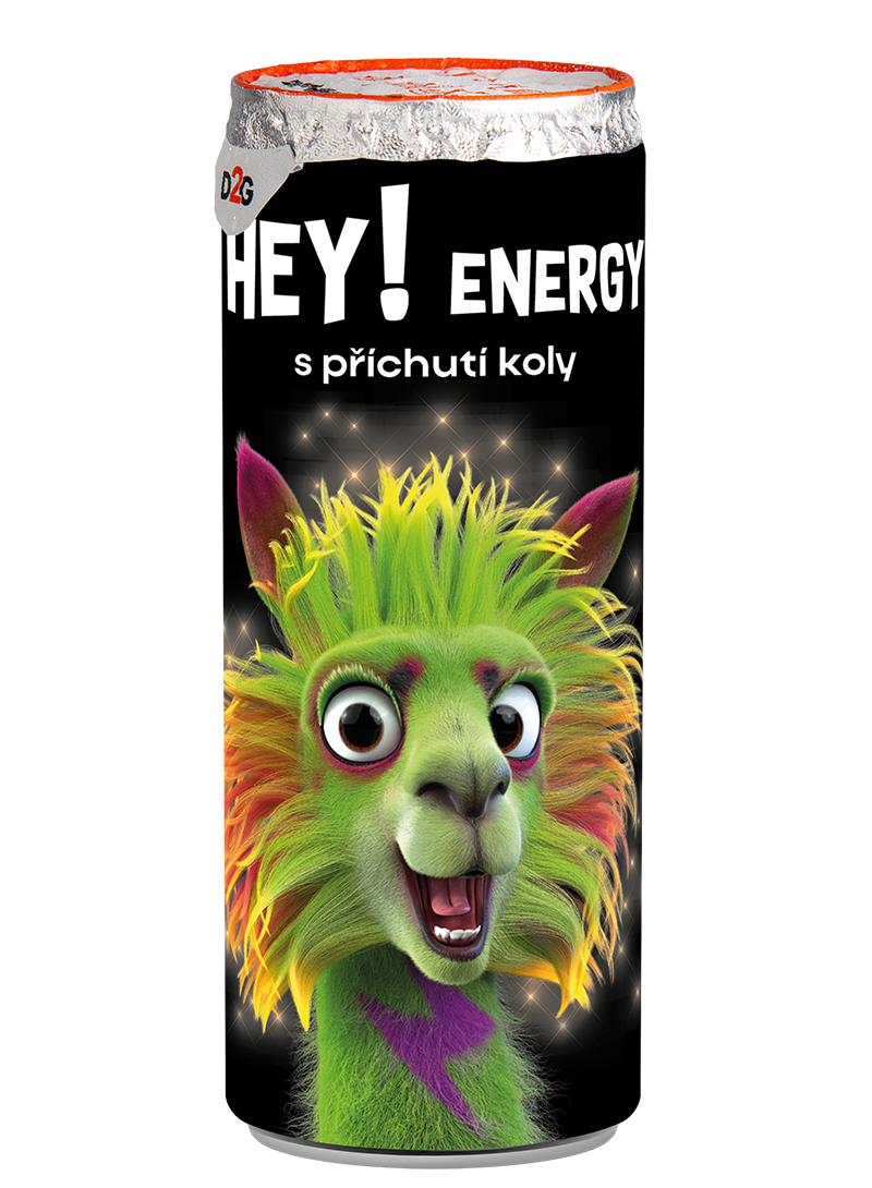 HEY! ENERGY - s příchutí koly